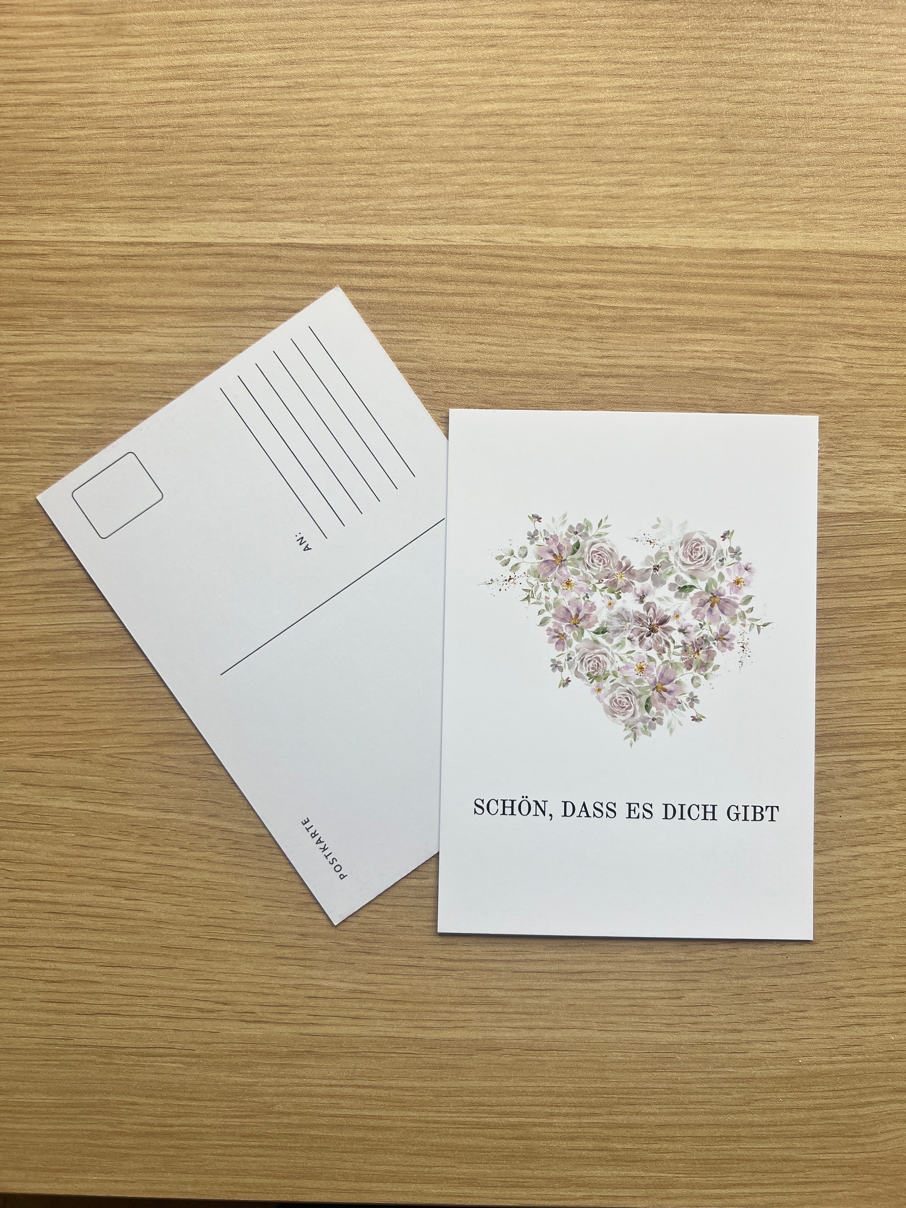 Schön, dass es dich gibt Postkarte