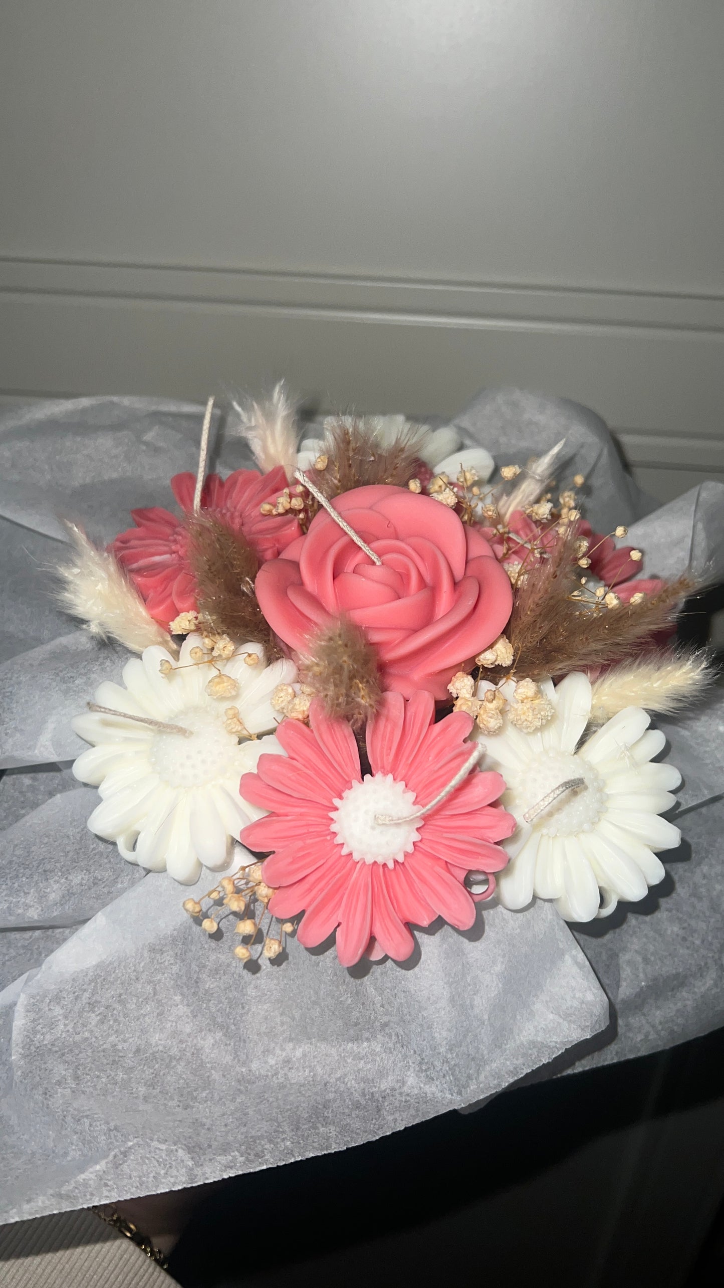 Blumenbox aus Kerzen🌸