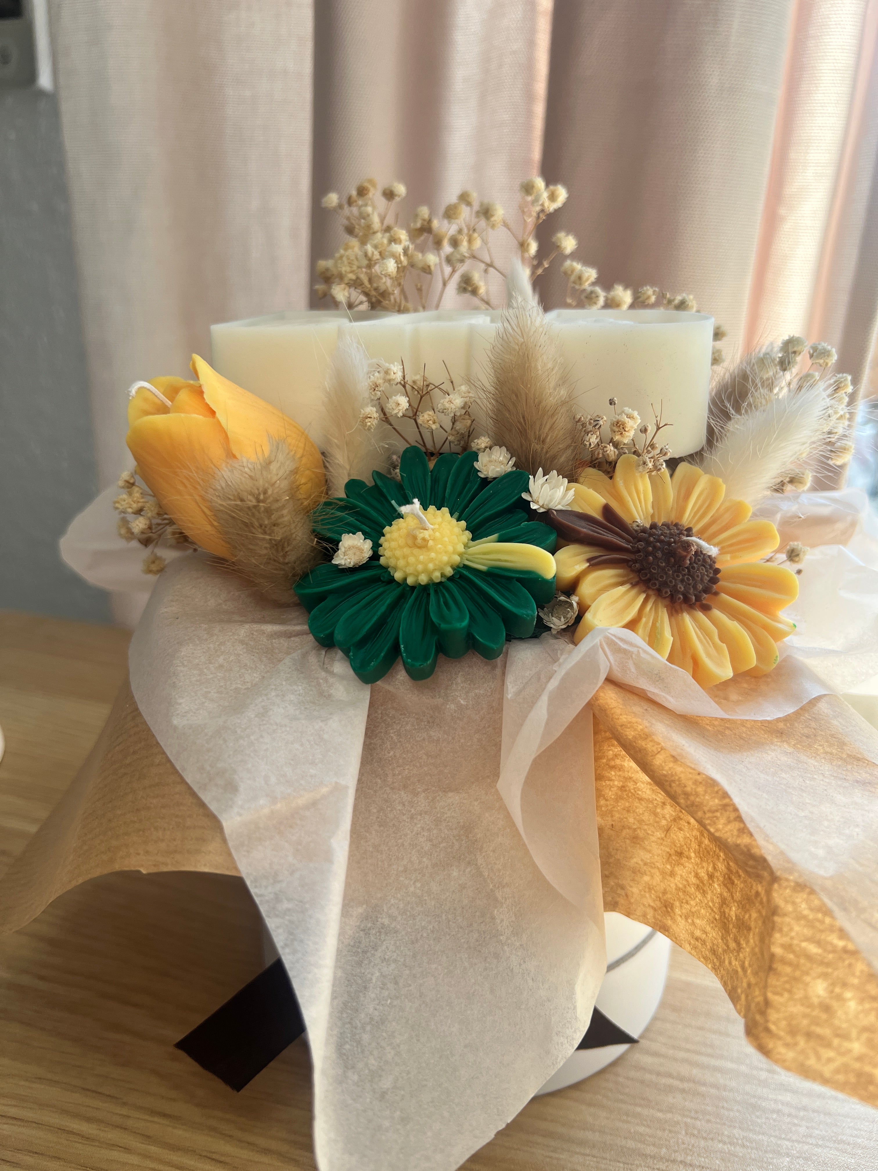DAD Kerzen-Blumenstrauß