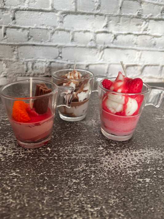 Dessertkerze mittelgroß