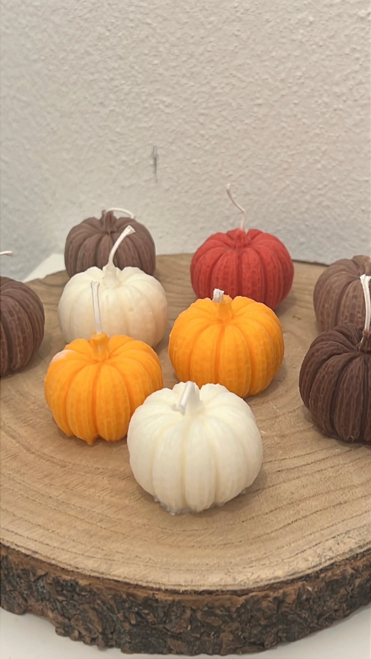 Mini Kürbis Kerze