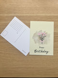 Postkarte - Happy Birthday 💐