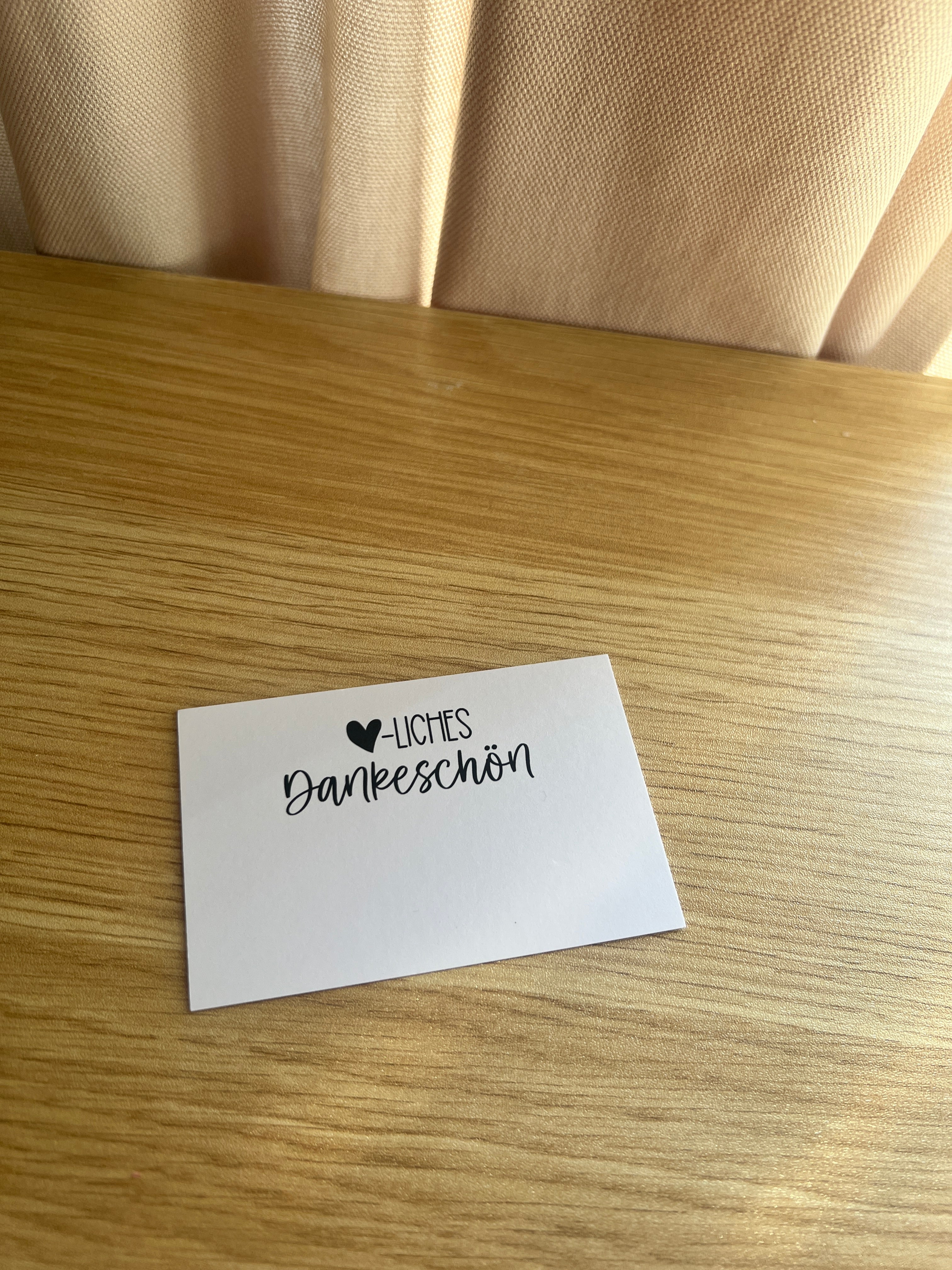 Herzliches Dankeschön - Dankeskarte