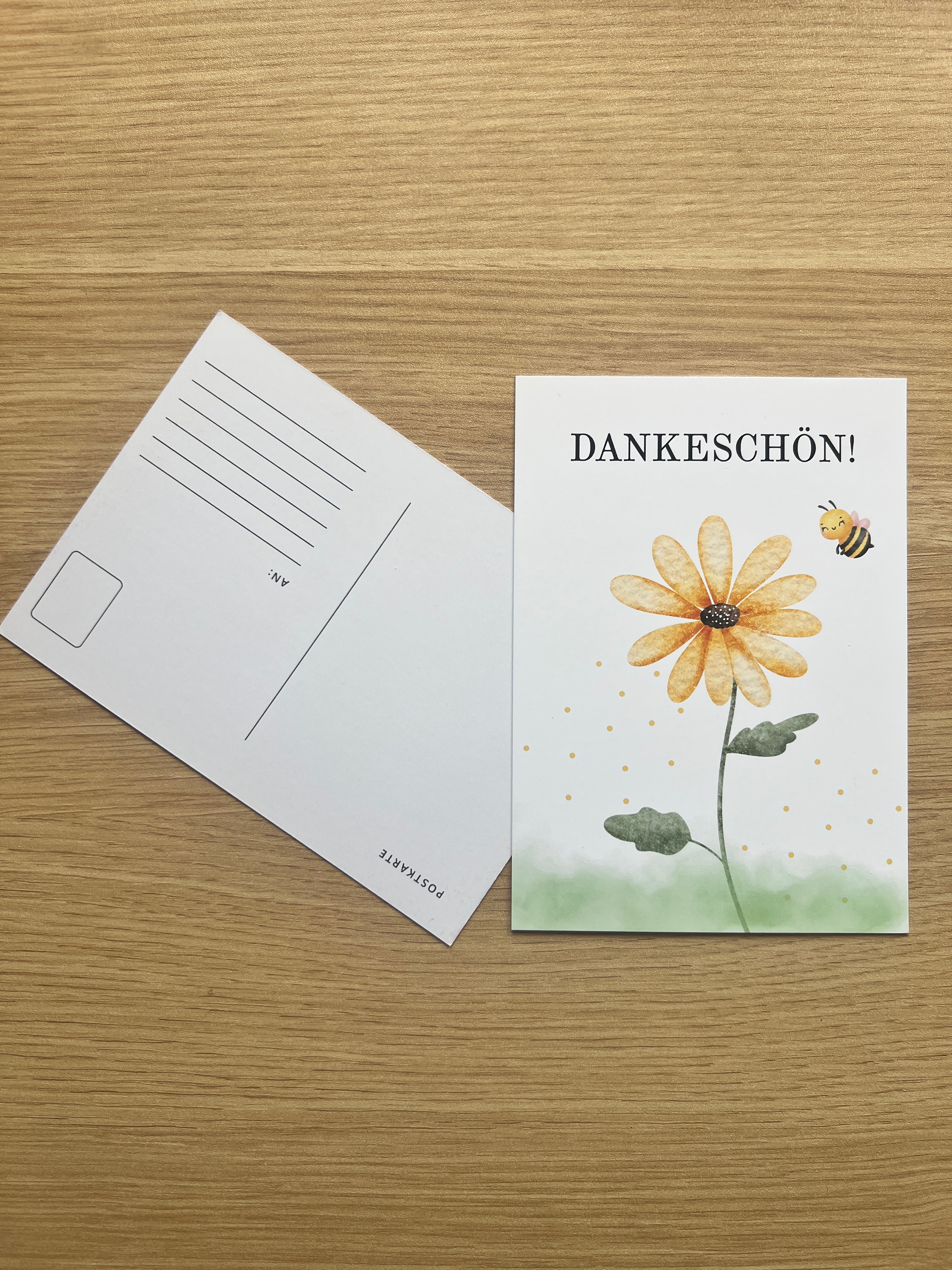 Dankeschön Postkarte