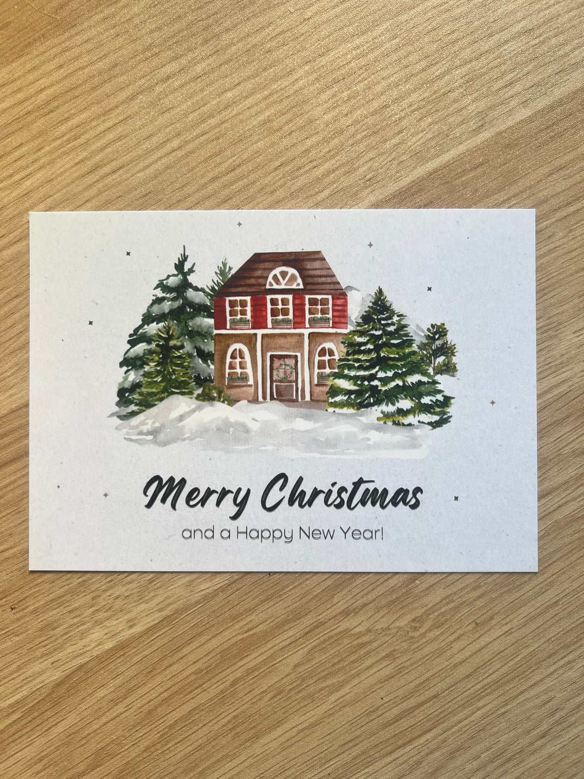Merry Christmas and a happy new Year - Postkarte