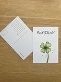 Viel Glück Postkarte 🍀