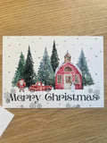 Merry Christmas Postkarte 🏠