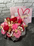 Blumenherzbox aus Kerzen LIMITED EDITION