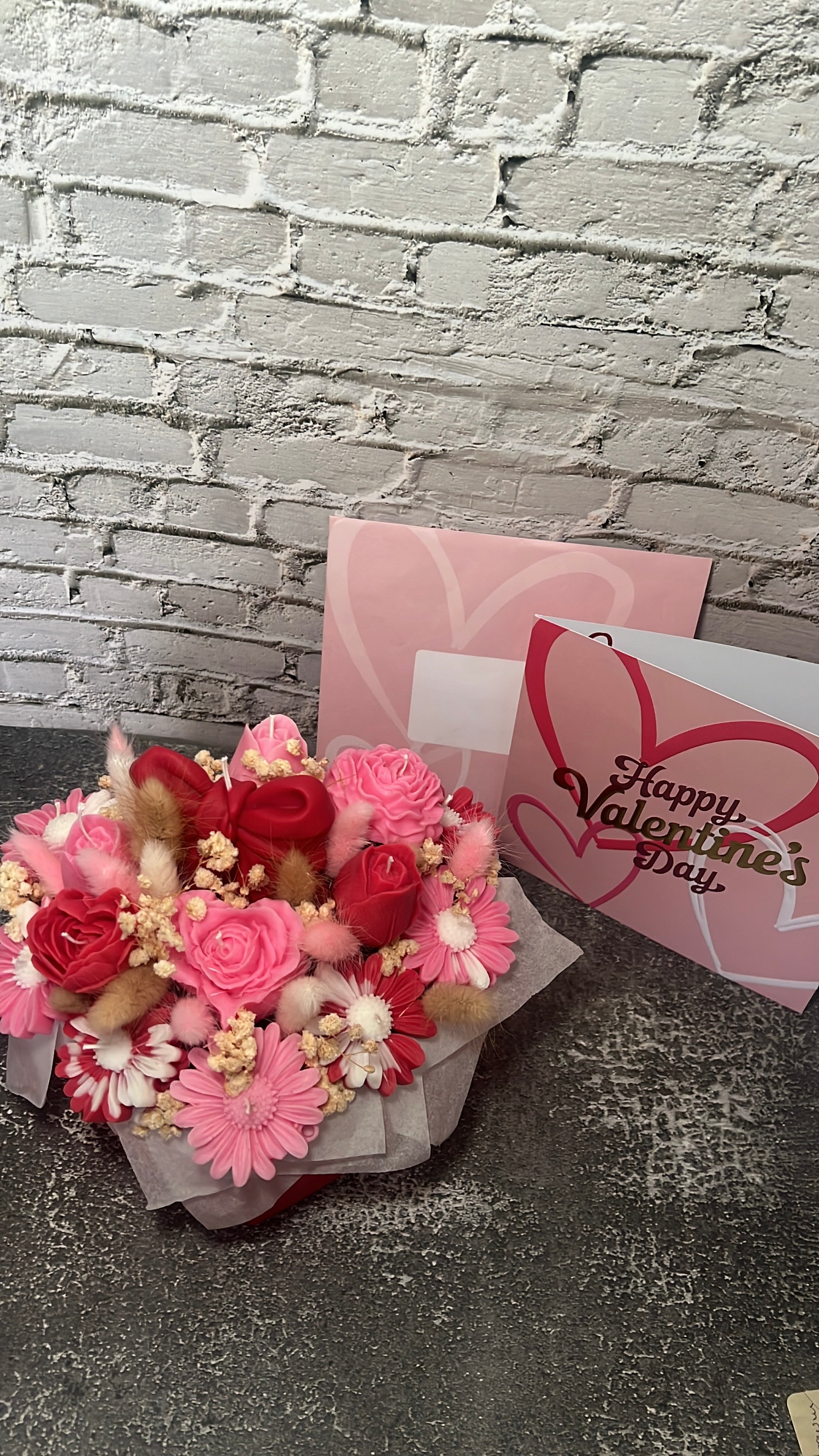 Blumenherzbox aus Kerzen LIMITED EDITION