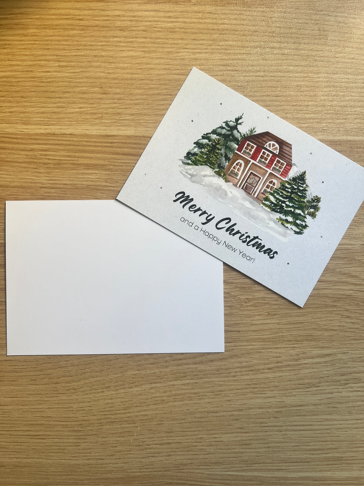 Merry Christmas and a happy new Year - Postkarte