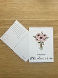 Herzlichen Glückwunsch Postkarte