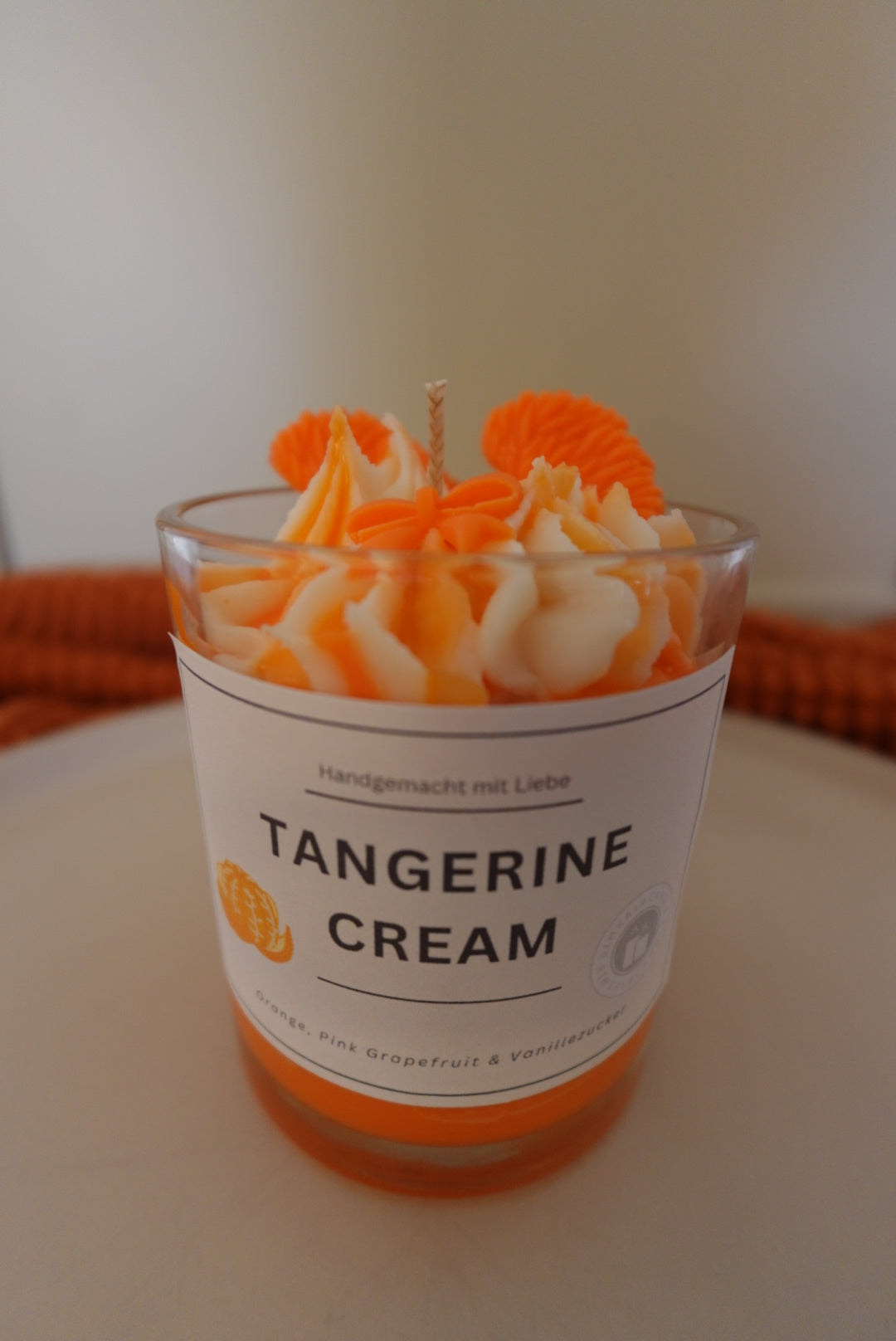 TANGERINE-CREAM CANDLE🍊