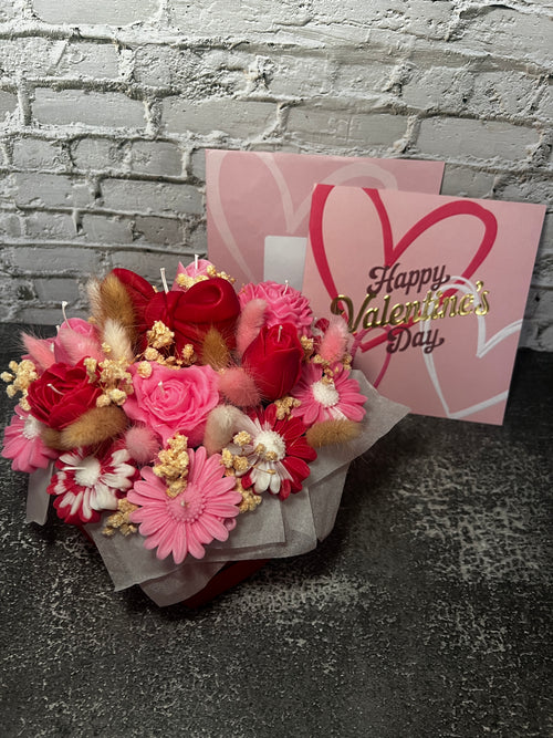 Blumenherzbox aus Kerzen LIMITED EDITION