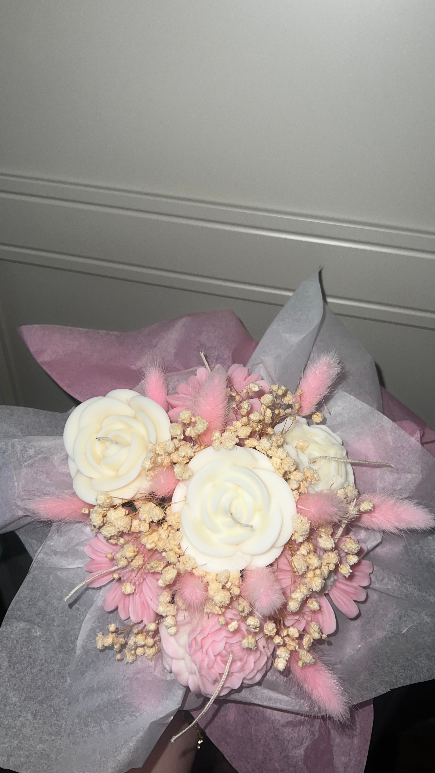 Blumenbox aus Kerzen🌸